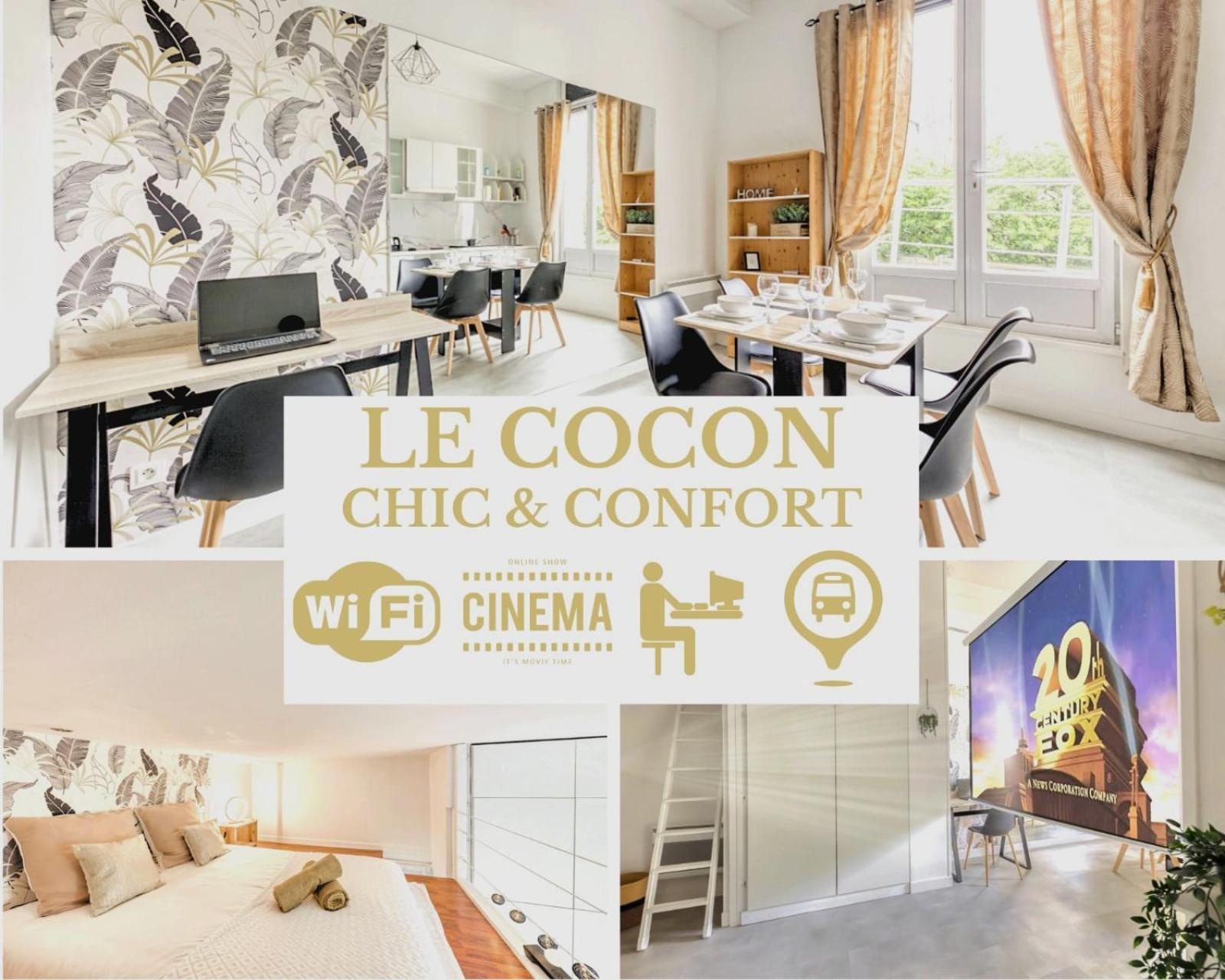 Le Cocon - Confort - Cinema - Espace De Travail - Netflix & Chill - Proche Paris - Offre Speciale Кашан Екстериор снимка